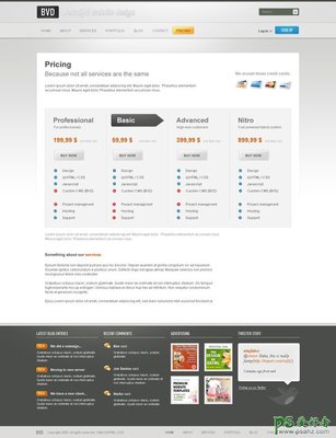 PS网页设计:学习制作一例设计类网站主页(22)